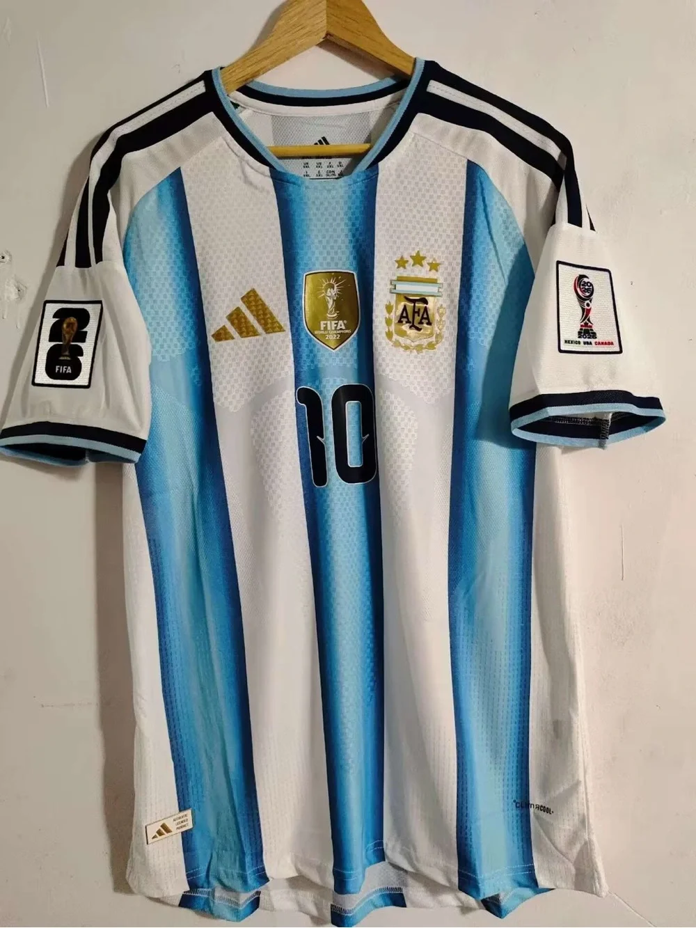 adidas Argentina Blue White Home Jersey #10